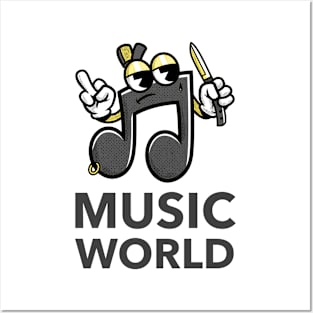 Music World Posters and Art